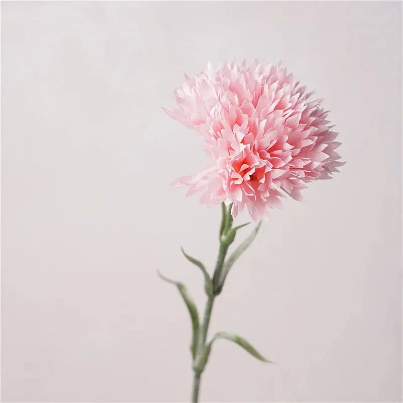 10Pcs High-end Moisturizing Carnation Artificial Flowers Mother's Day Bouquet Real Touch Flowers Gift Wedding Home Table Decor