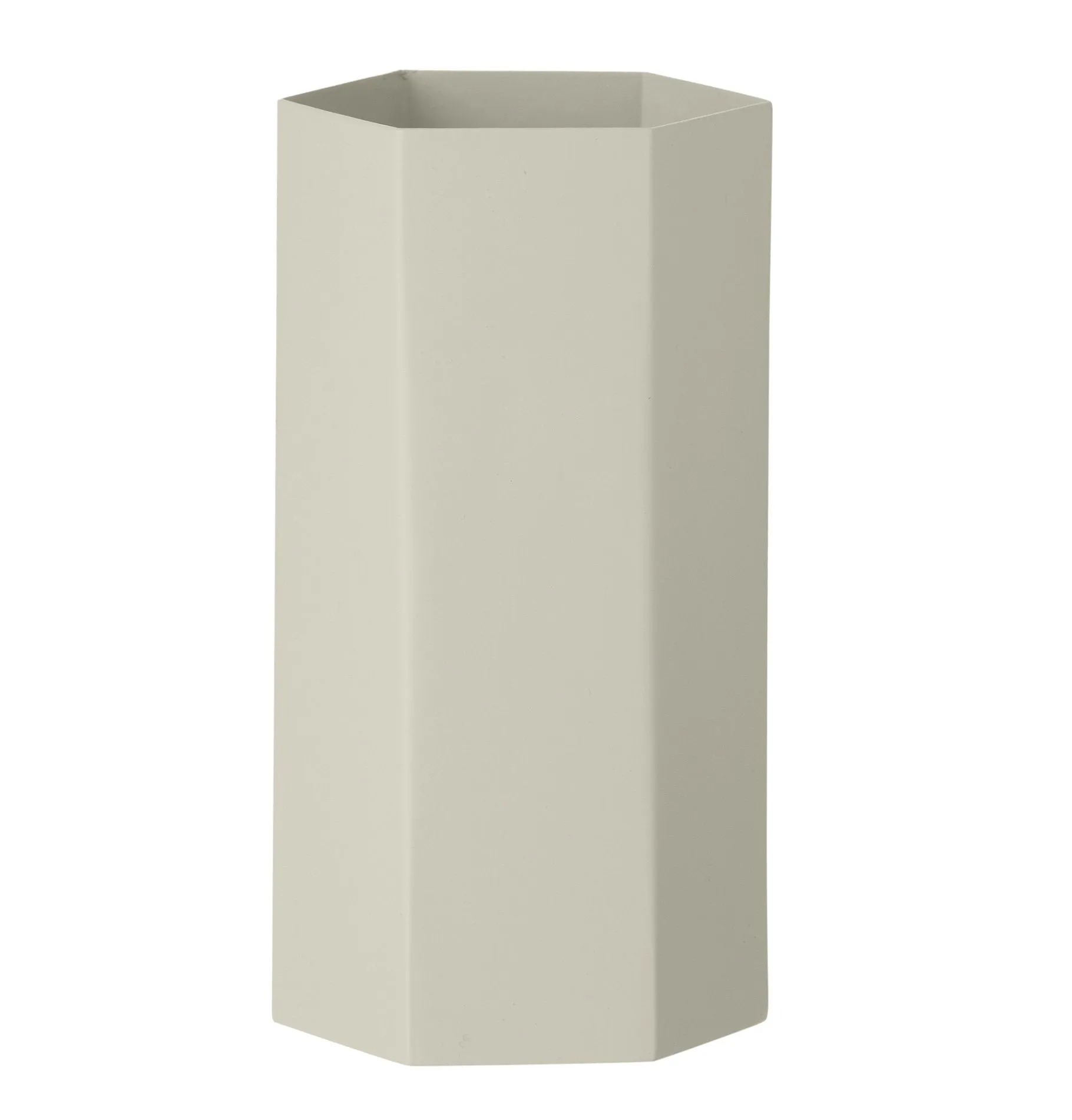 Ferm Living Hexagon Vase - Light Grey