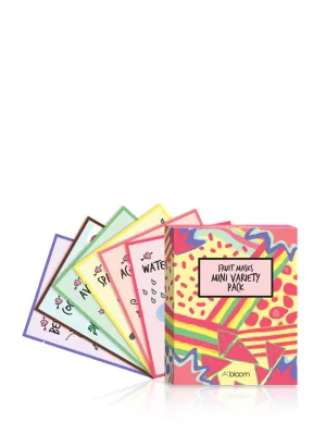 Limited Edition Fruit Masks Mini Variety Pack (6 Sheets)