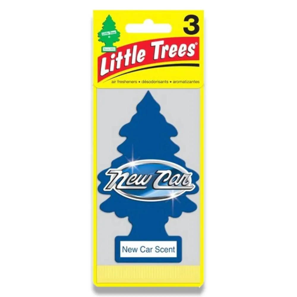 Little Trees - Air Freshener, New Car Scent  - 3 Ct - 12 Pack (Total 36ct)
